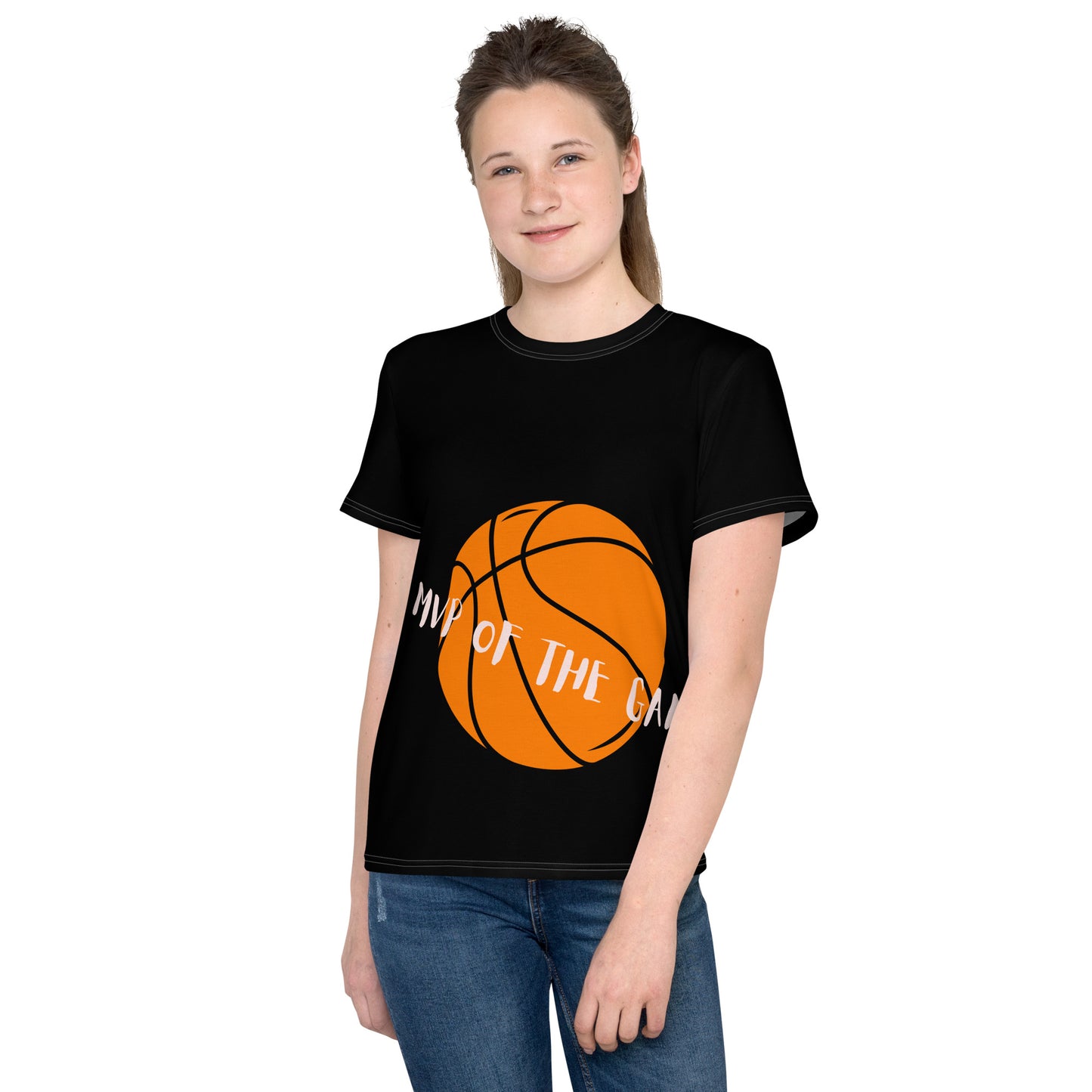 MVP basketball crew neck t-shirt