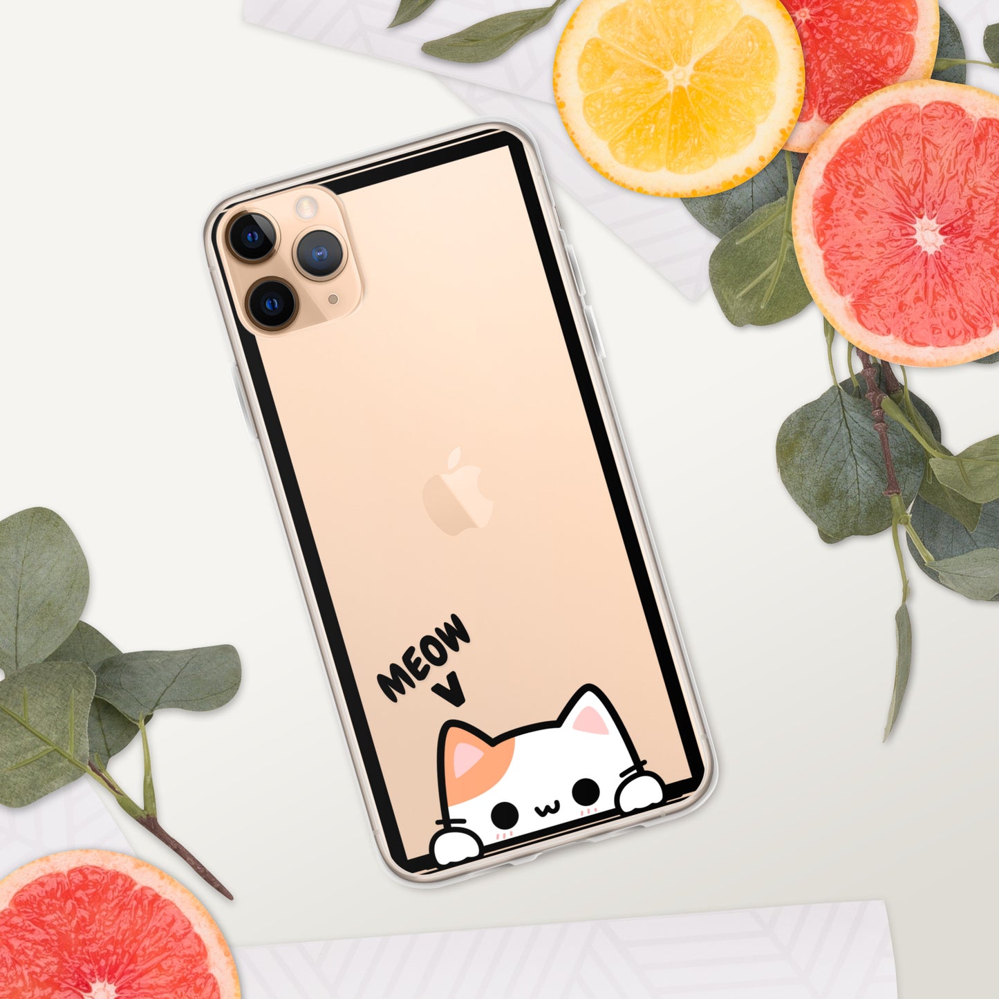 Clear Cat Case for iPhone®