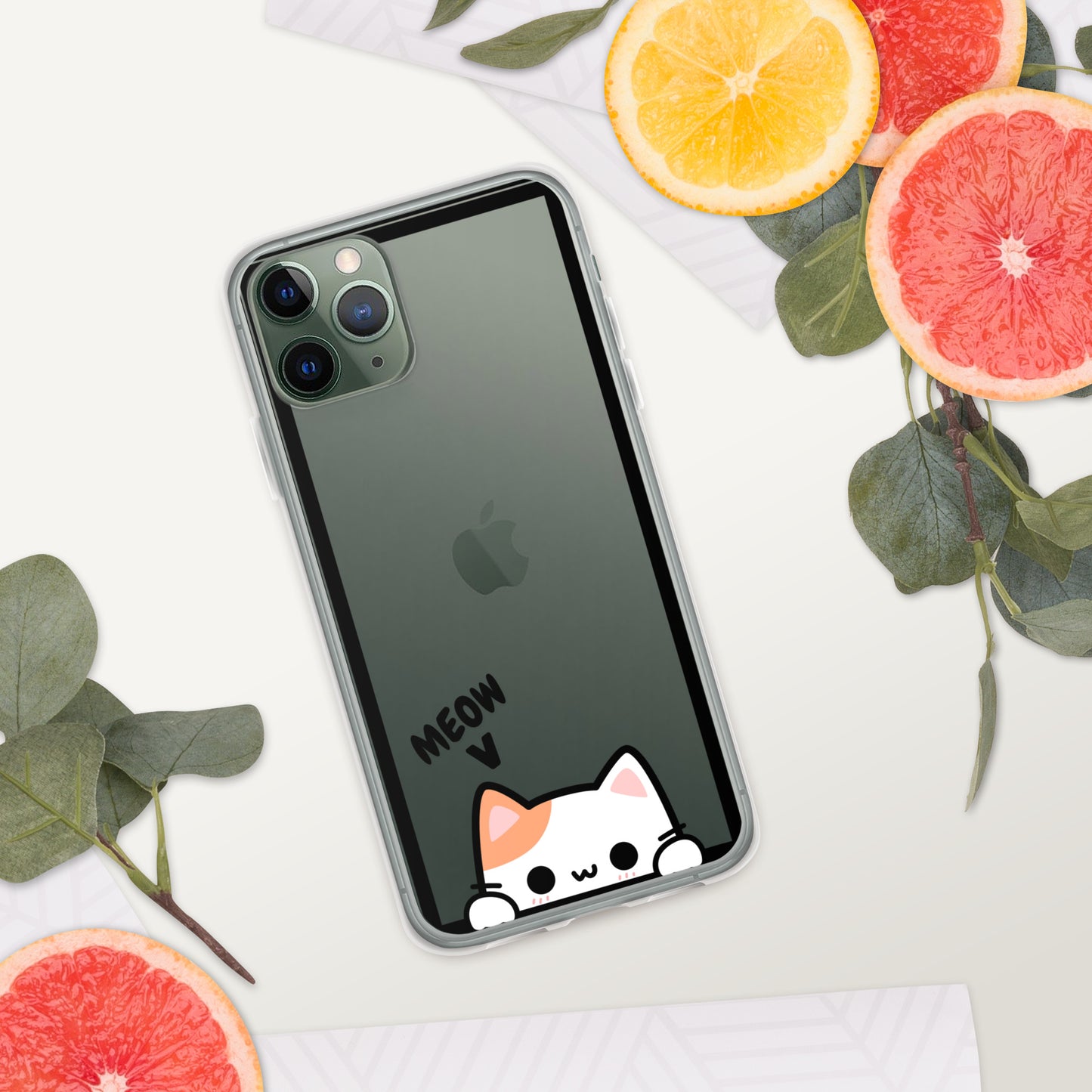 Clear Cat Case for iPhone®