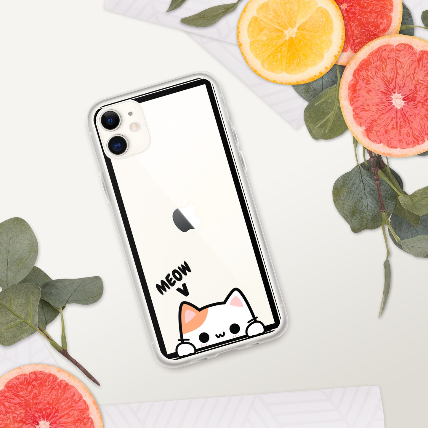 Clear Cat Case for iPhone®