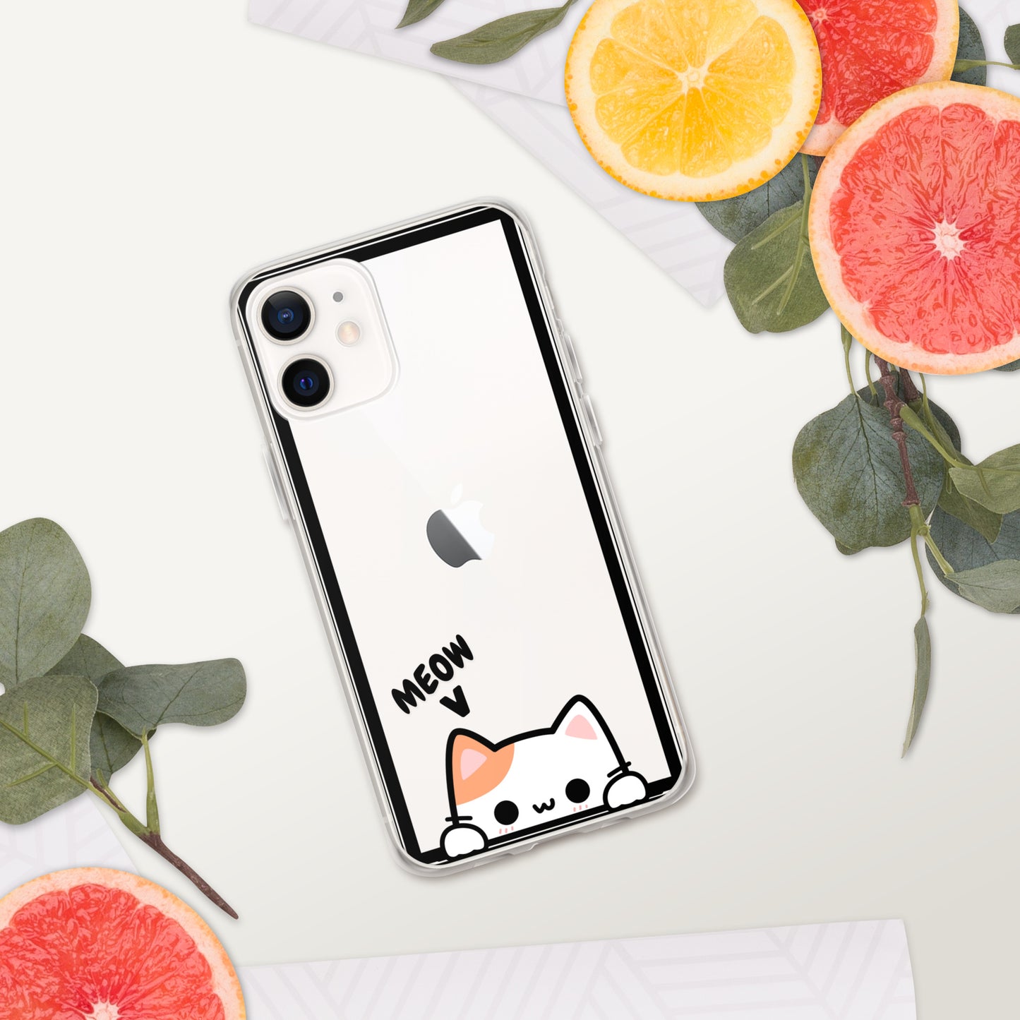 Clear Cat Case for iPhone®