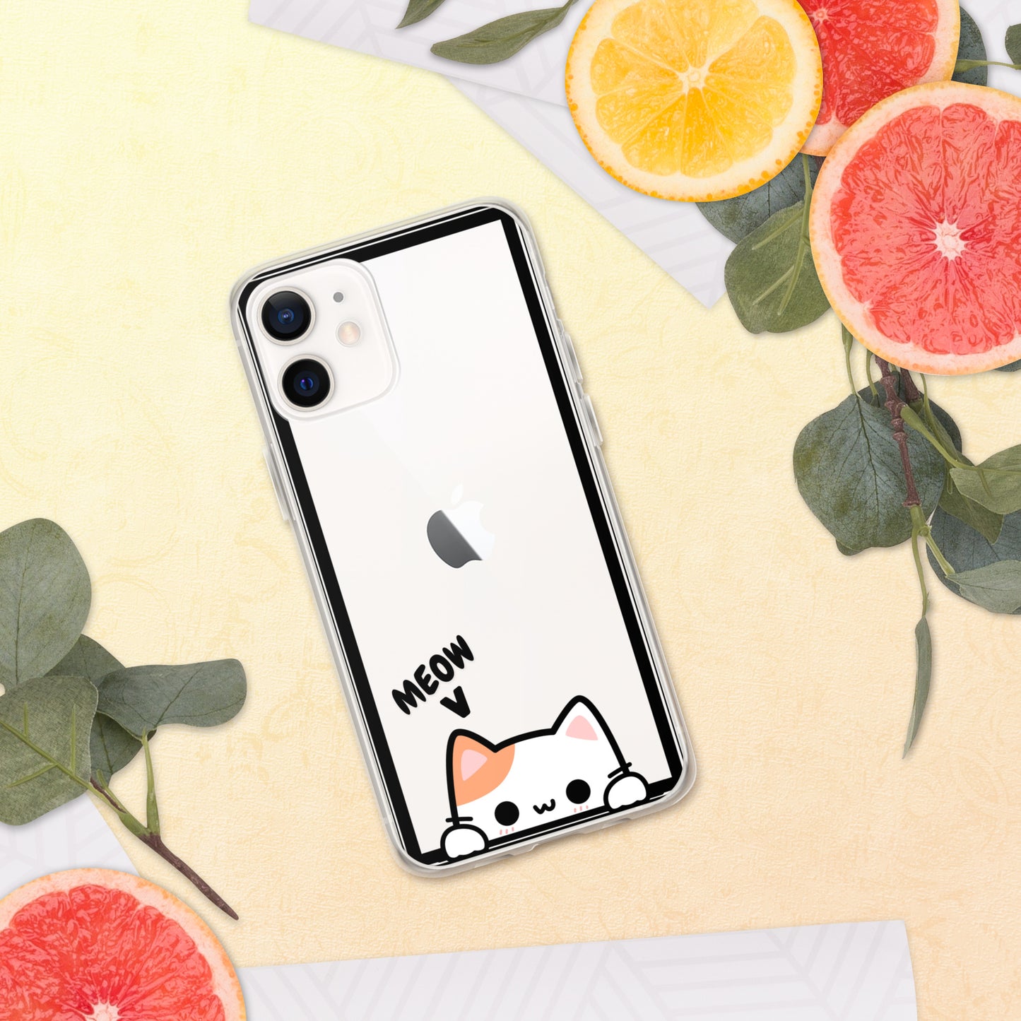 Clear Cat Case for iPhone®