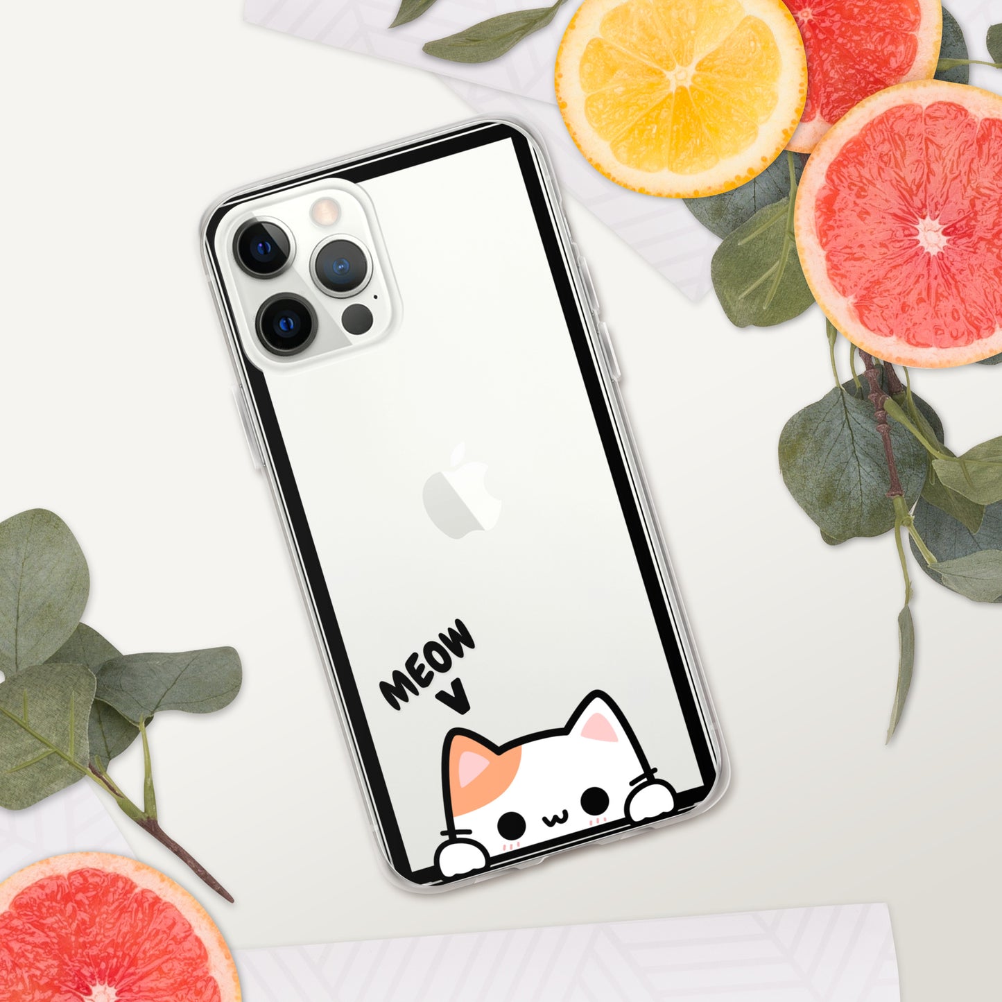 Clear Cat Case for iPhone®