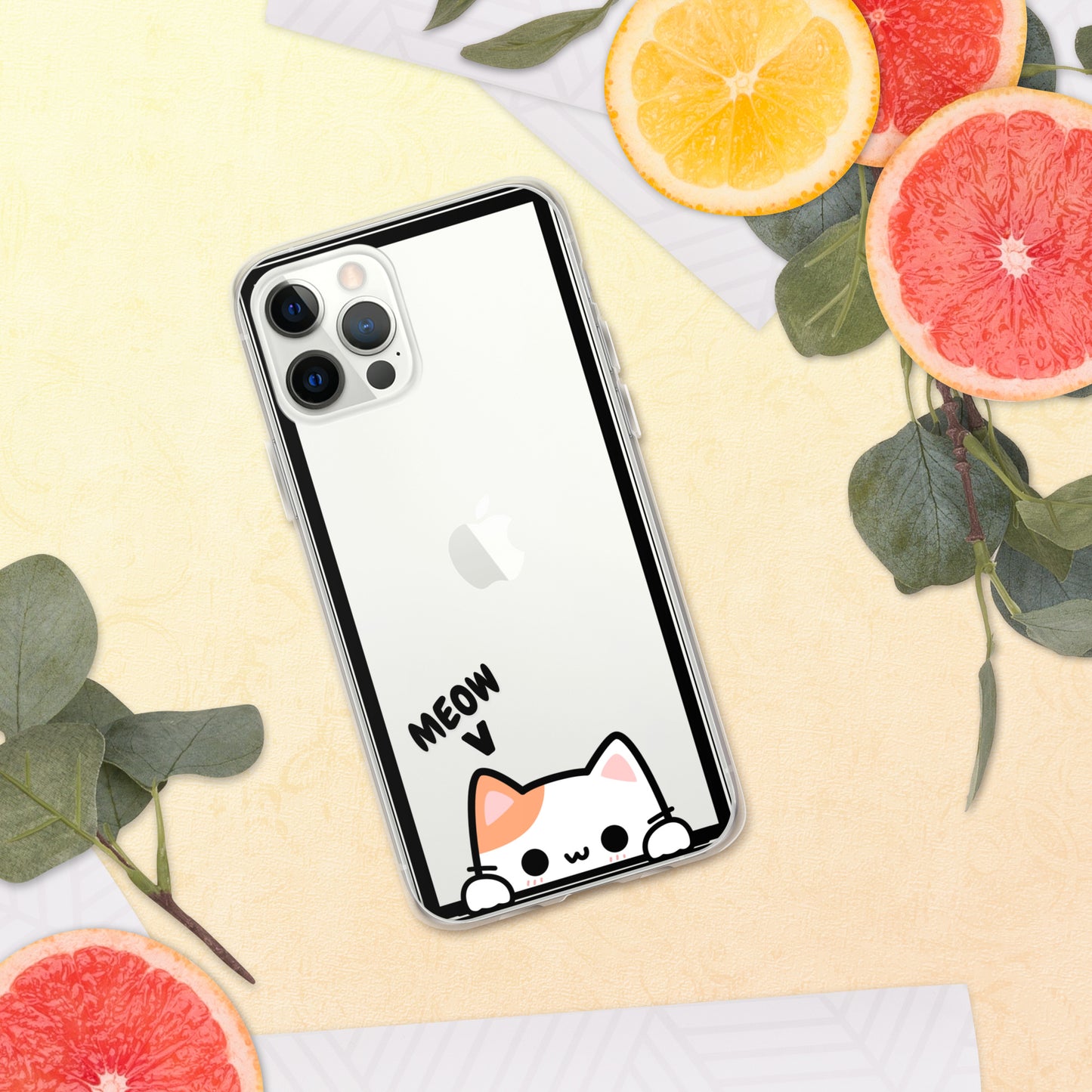 Clear Cat Case for iPhone®