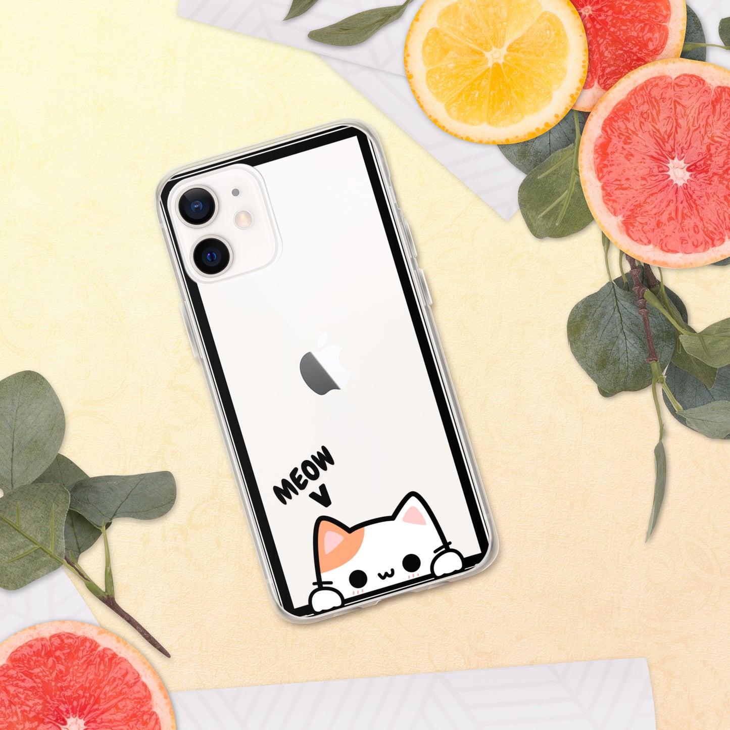 Clear Cat Case for iPhone®