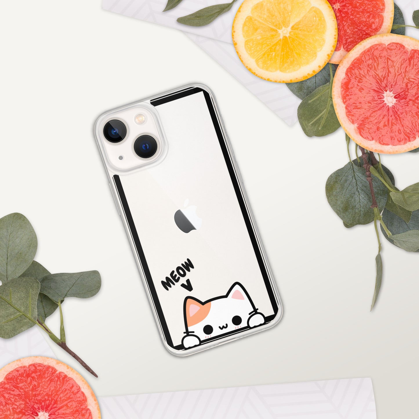 Clear Cat Case for iPhone®