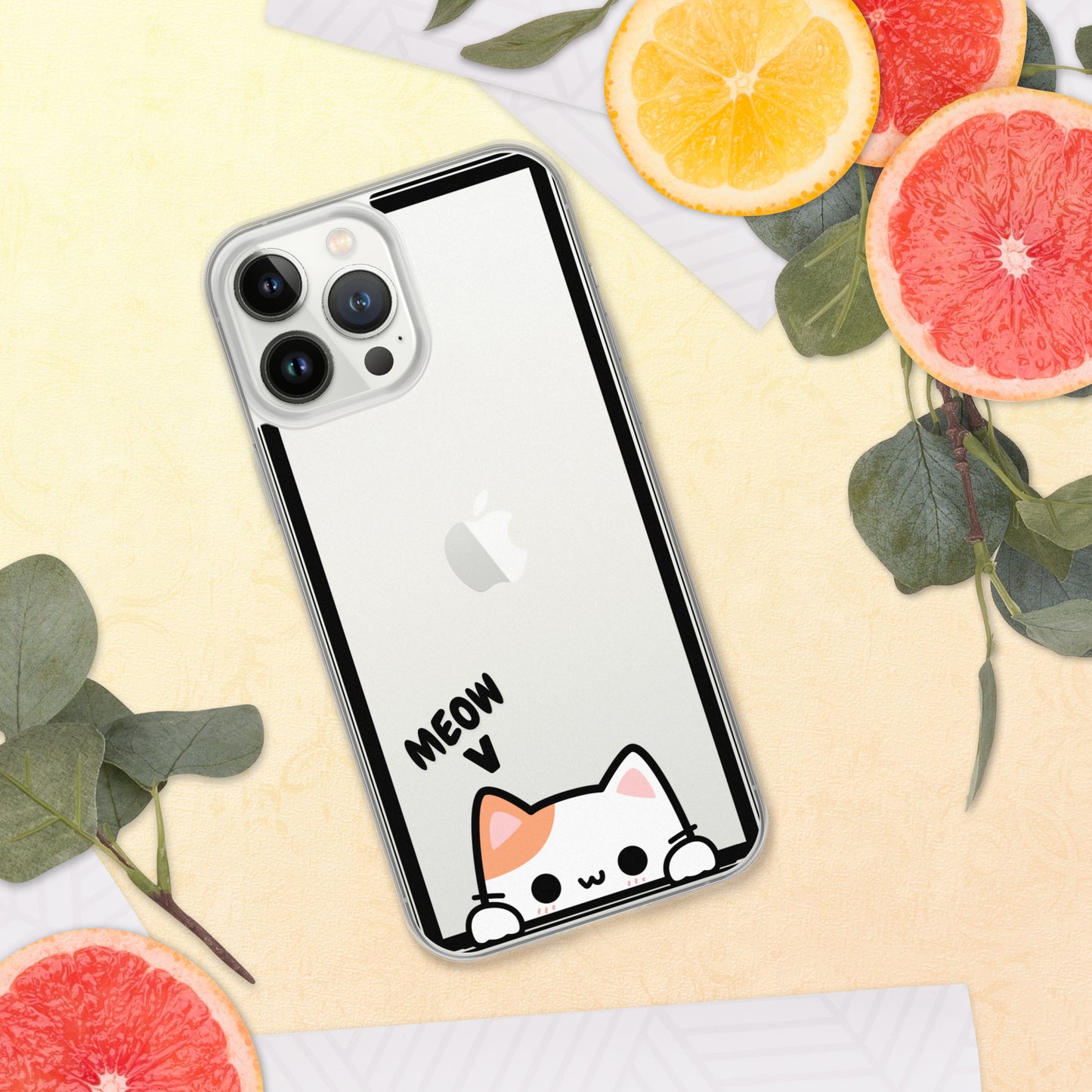 Clear Cat Case for iPhone®