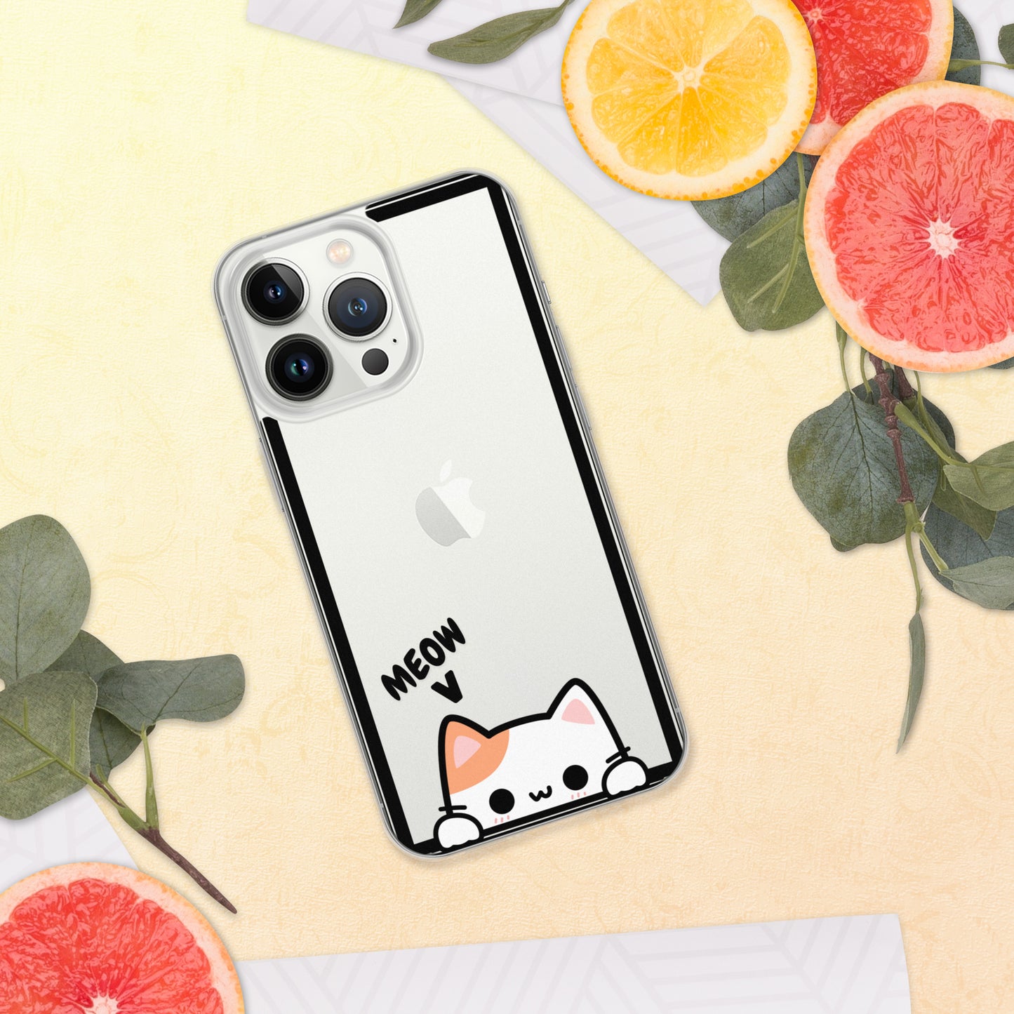 Clear Cat Case for iPhone®