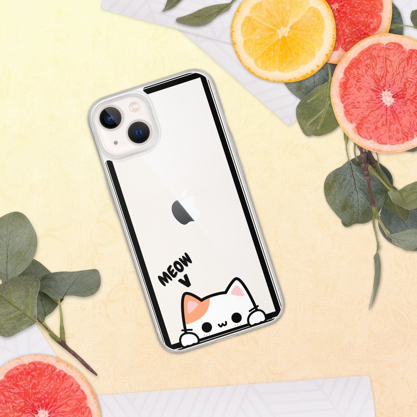 Clear Cat Case for iPhone®