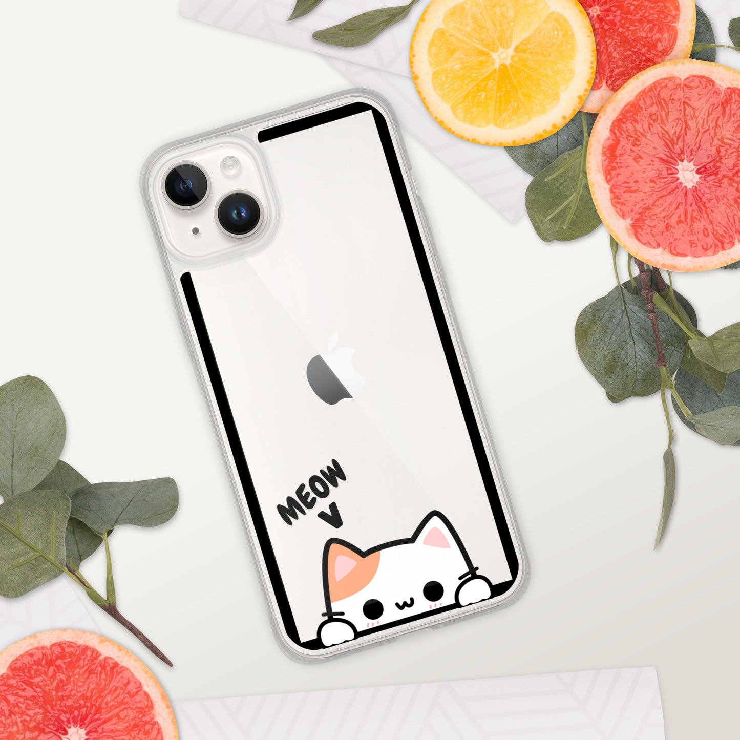 Clear Cat Case for iPhone®