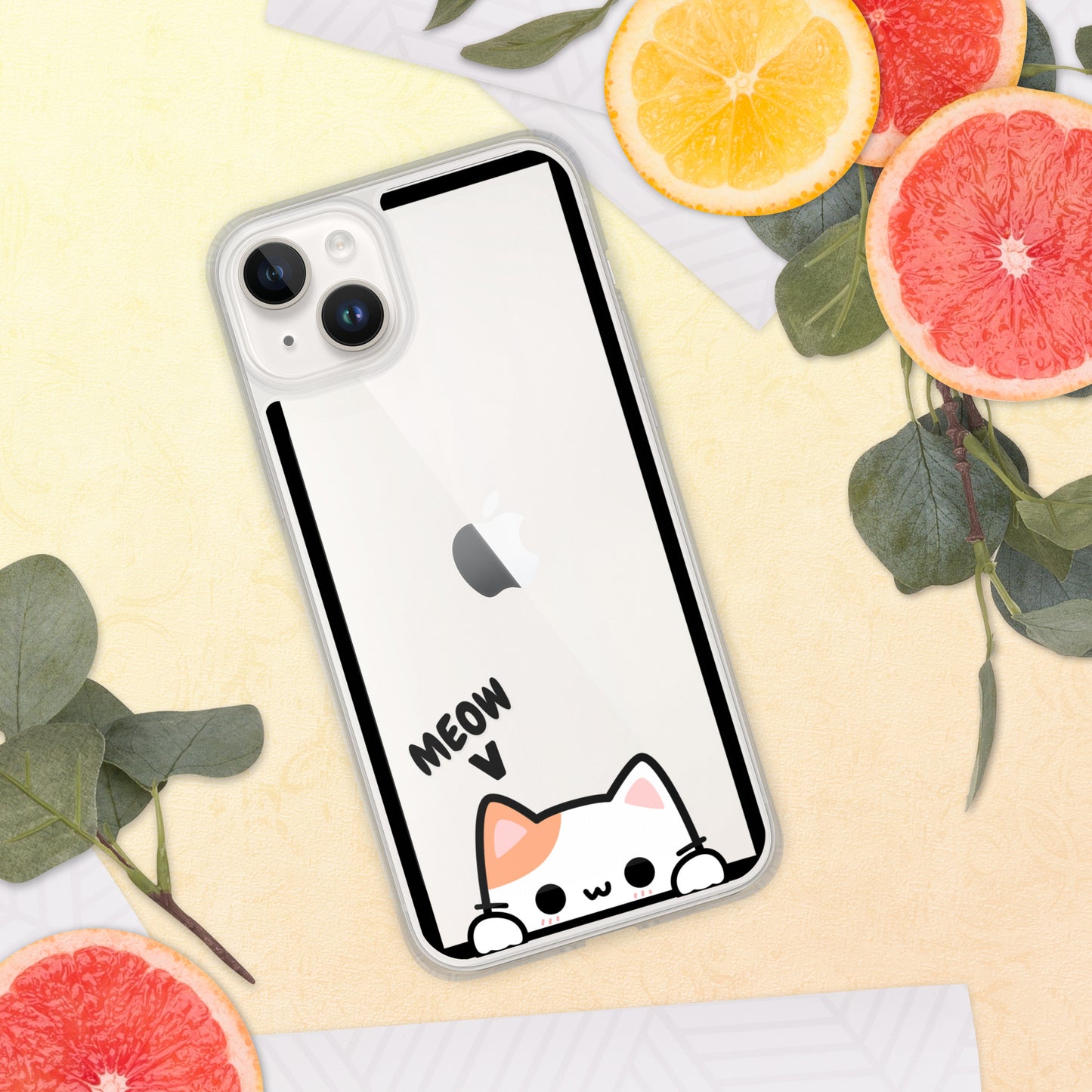 Clear Cat Case for iPhone®