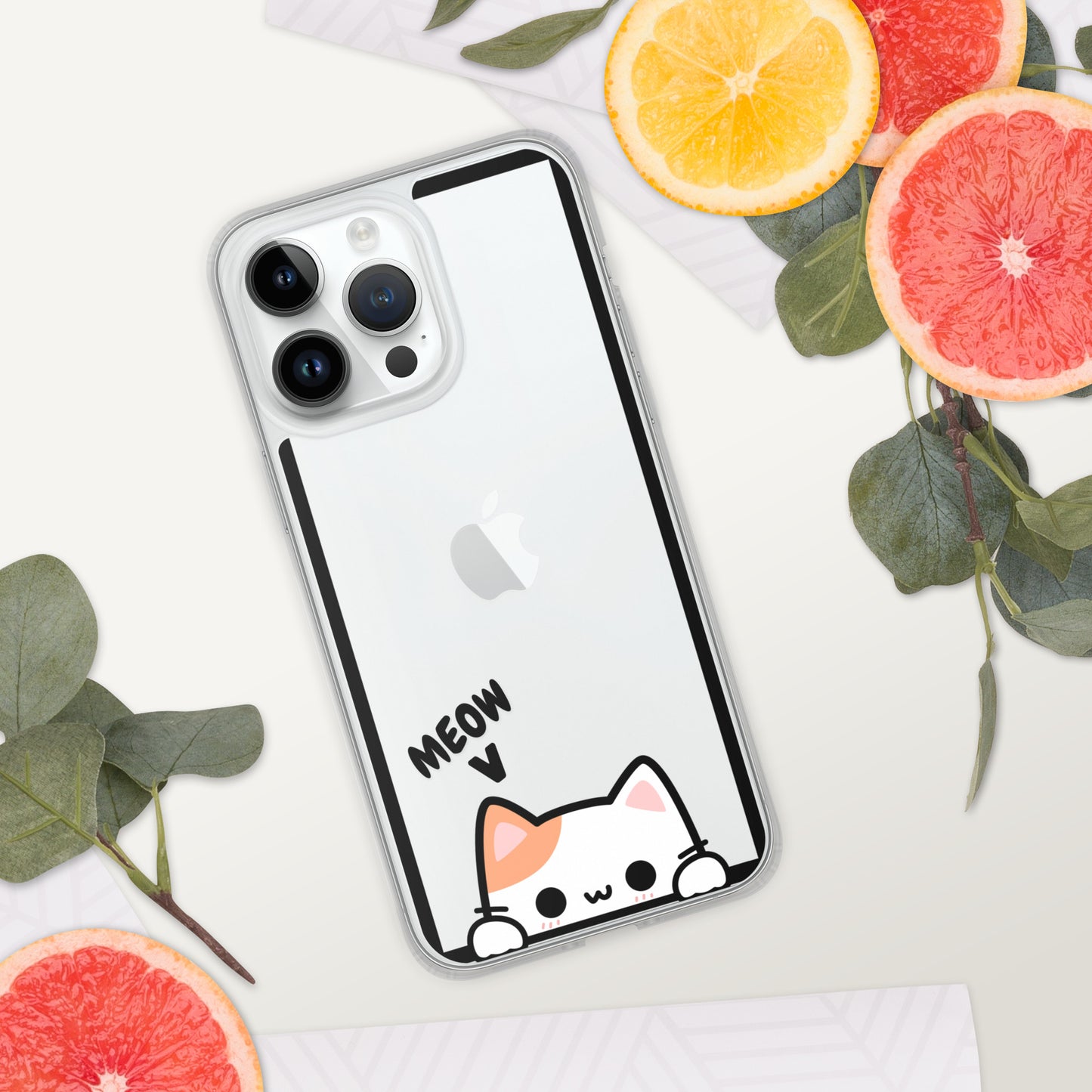 Clear Cat Case for iPhone®