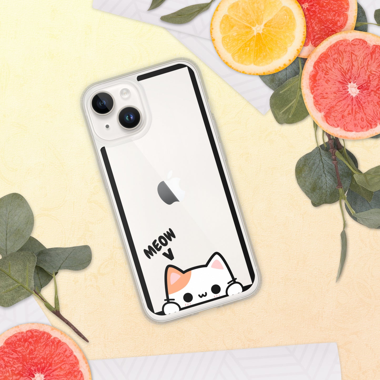 Clear Cat Case for iPhone®