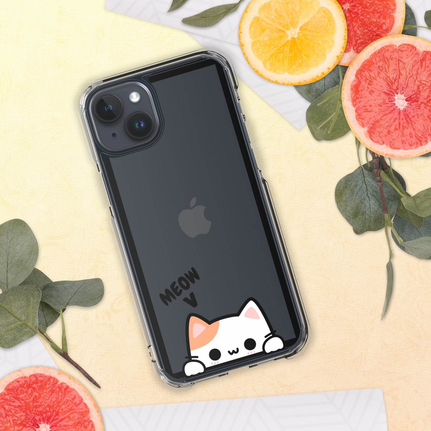 Clear Cat Case for iPhone®