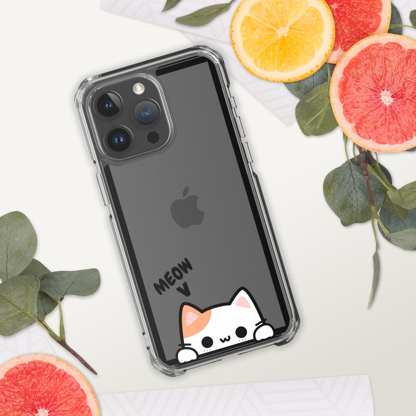 Clear Cat Case for iPhone®