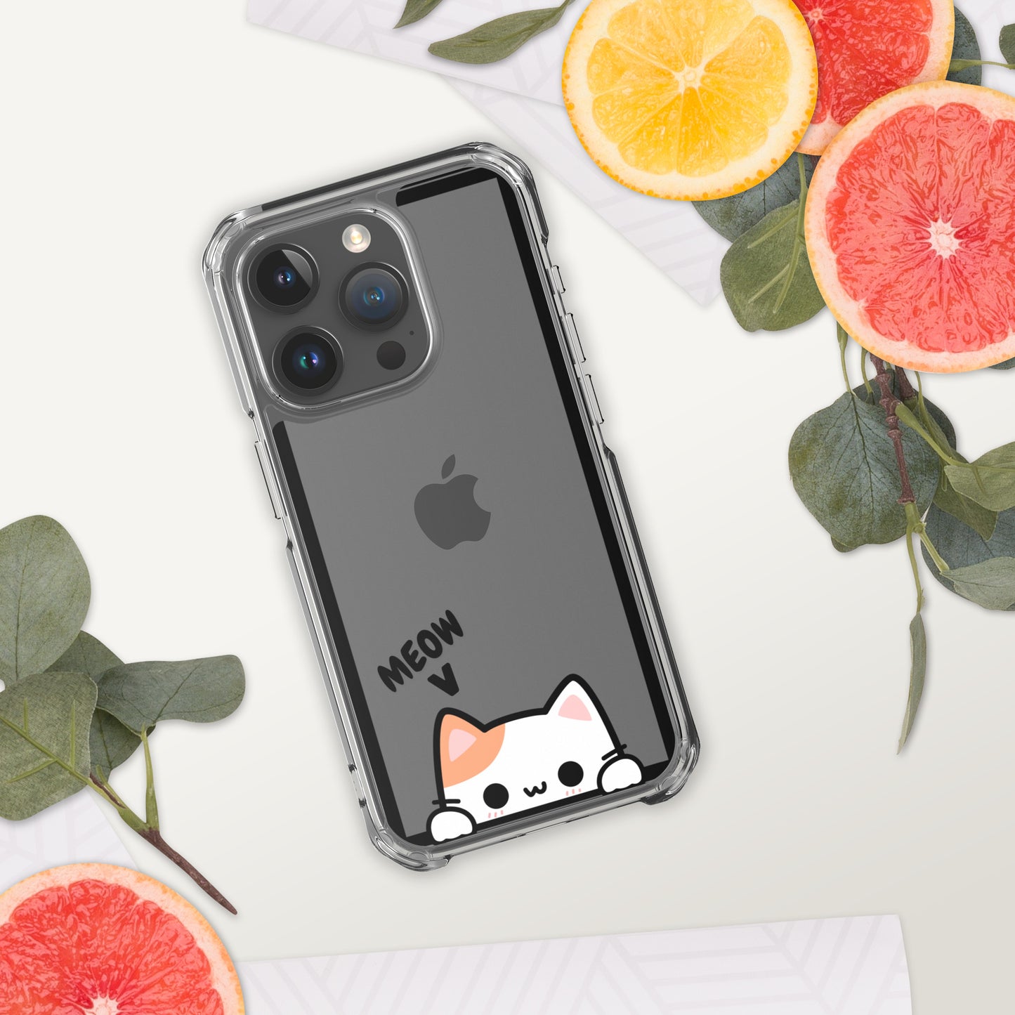 Clear Cat Case for iPhone®