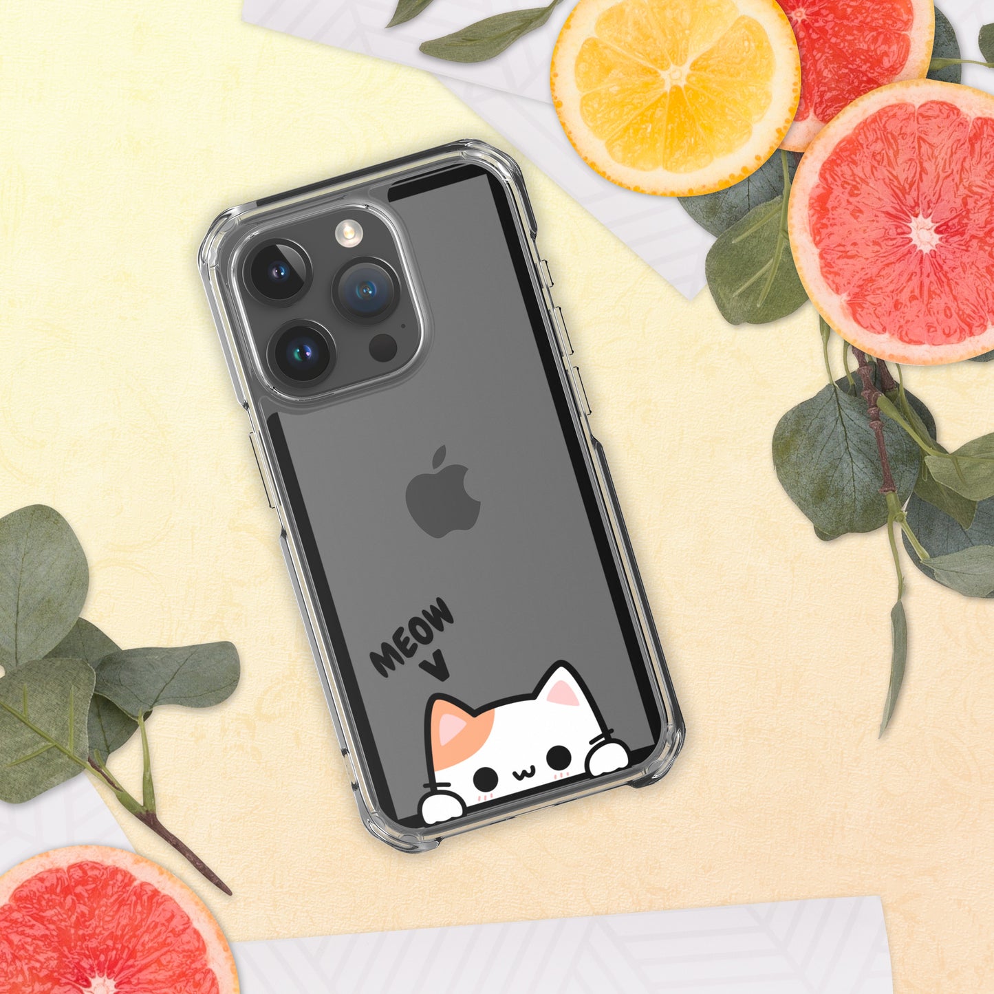 Clear Cat Case for iPhone®