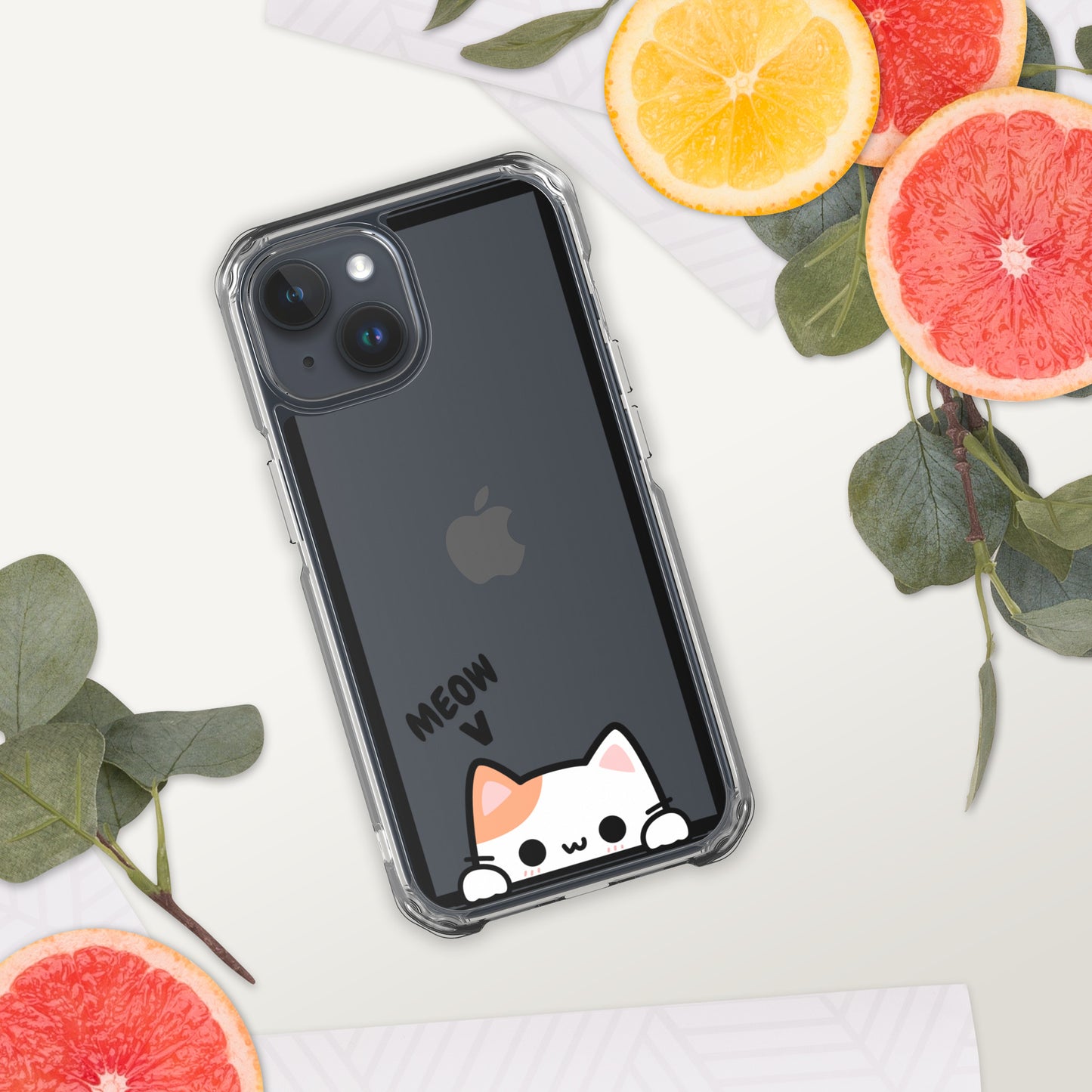 Clear Cat Case for iPhone®